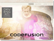 Tablet Screenshot of codefusionllc.com